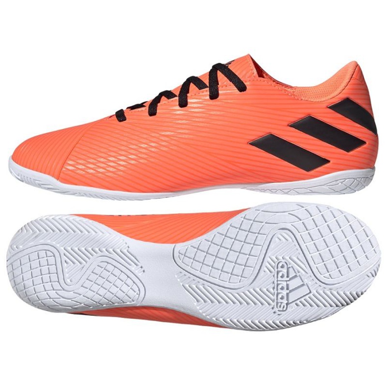 Sálová obuv adidas Nemeziz 19.4 In M EH0307 vícebarevný pomeranče a červené