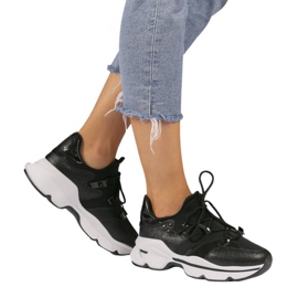 Černé tenisky Lycra C947 černý