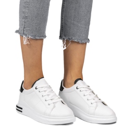 LG20 bílé klasické tenisky bílý černý