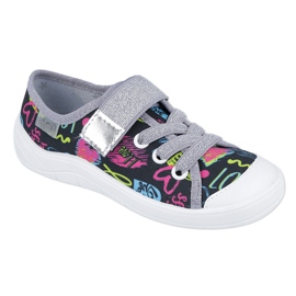Dětská obuv Befado 251Q137 černý šedá vícebarevný