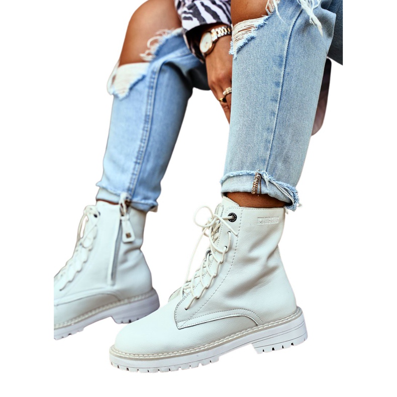 Dámské boty Big Star White GG274597 bílý