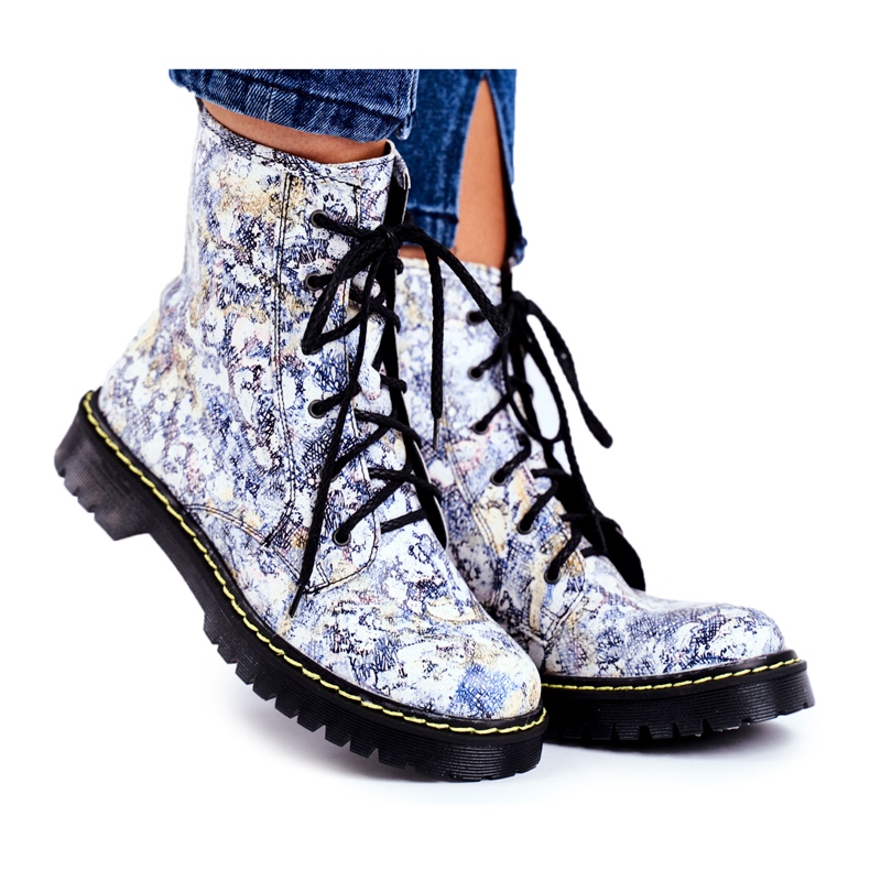 Dámské boty Glany Workers Maciejka Multicolor 01609-39 / 00-6 vícebarevný