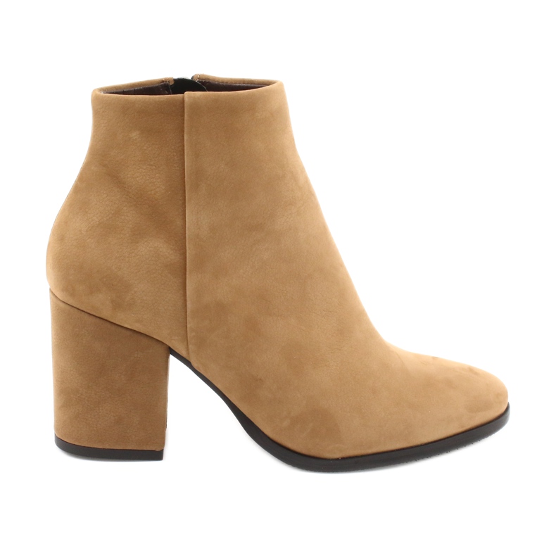 Kaniowski Dámské kožené boty K-0307 karamel/béžová béžový Kaniowski Dámské kožené boty K-0307 karamel/béžová béžový