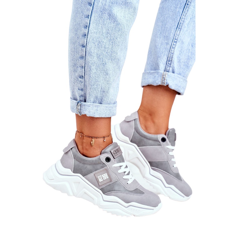 Dámská sportovní obuv Big Star Grey GG274211 šedá