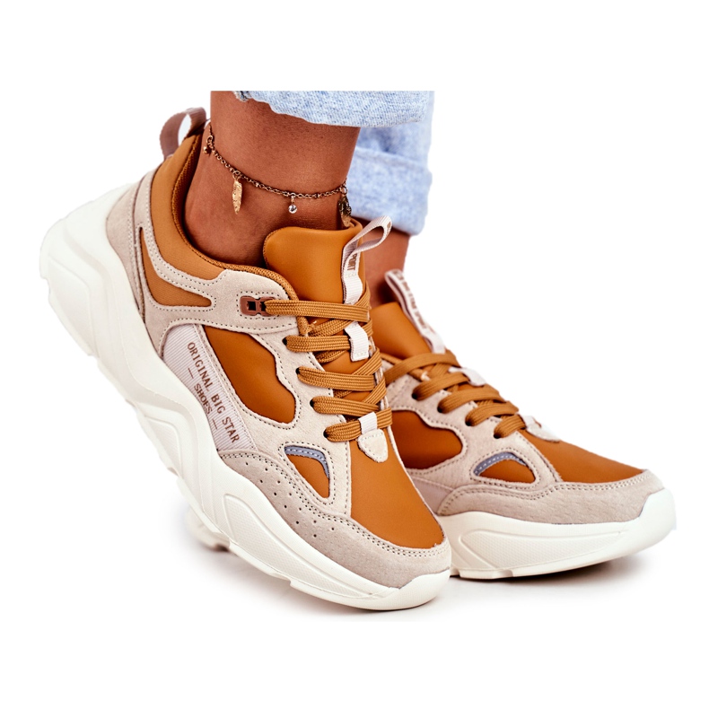 Dámské tenisky Big Star Béžová GG274653 béžový