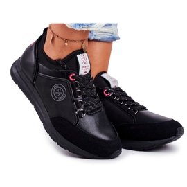 Dámské sportovní boty Tenisky Cross Jeans černé GG2R4046C černý