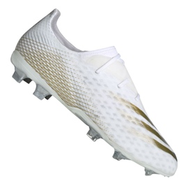 Kopačky Adidas X Ghosted.2 Fg M FW6776 bílá, zlatá bílý