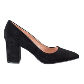 Nio Nio Černá Pumpy Na Sloupu