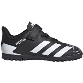 Kopačky Adidas Predator 20.4 H&amp;L Tf Jr FW9225 bílý černá