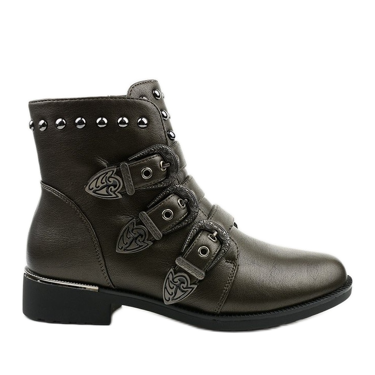 Dámské hnědé boty s písmeny Aotoria hnědý