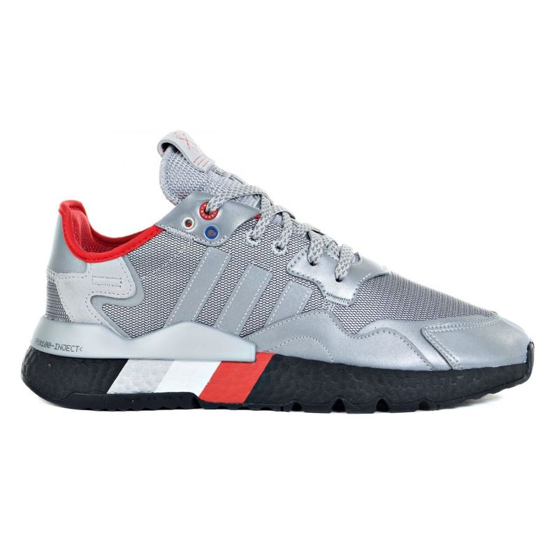 Boty Adidas Nite Jogger M FV3787 stříbrný šedá