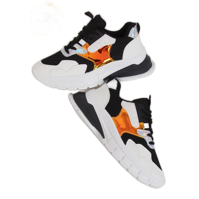 Černobílé sportovní boty BH003 Black bílý černá