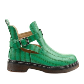 Zelené boty s přezkou Nilld zelený