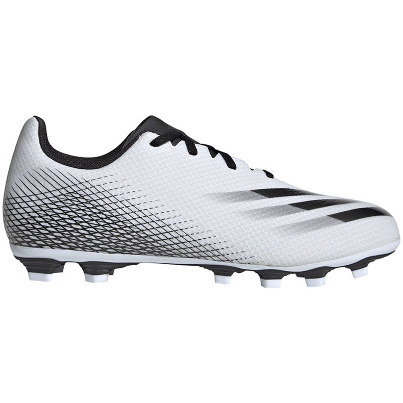 Kopačky Adidas X GHOSTED.4 FxG M FW6783 bílá, bílá, černá bílý