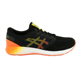 Běžecké boty Asics RoadHawk Ff 2 M 1011A136-005 černý námořnická modř pomerančový žluť