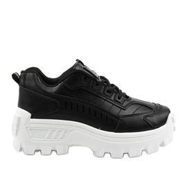Černé trendy sportovní boty Pereipheme černá Černé trendy sportovní boty Pereipheme černá