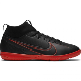 Kopačky Nike Mercurial Superfly 7 Academy Ic Jr AT8135 060 šedá černá