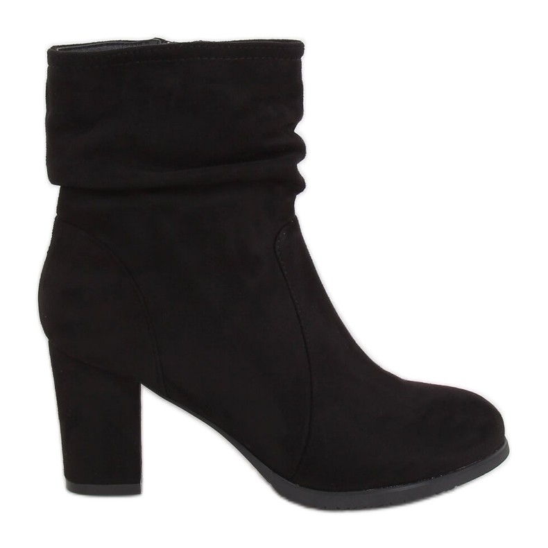 Boty na sloupku černé DH21 černé černá