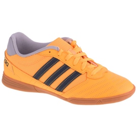 Sálová obuv adidas Super Sala In Jr FX6759 vícebarevný žluť