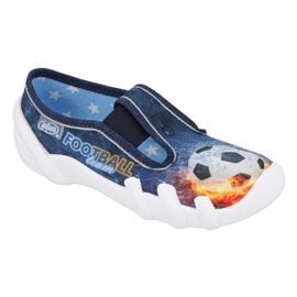 Dětské boty Befado 290X206 bílý námořnická modř modrý pomerančový