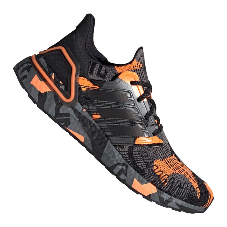 Běžecké boty adidas Ultraboost 20 Pb M FV8330 černá vícebarevný oranžový