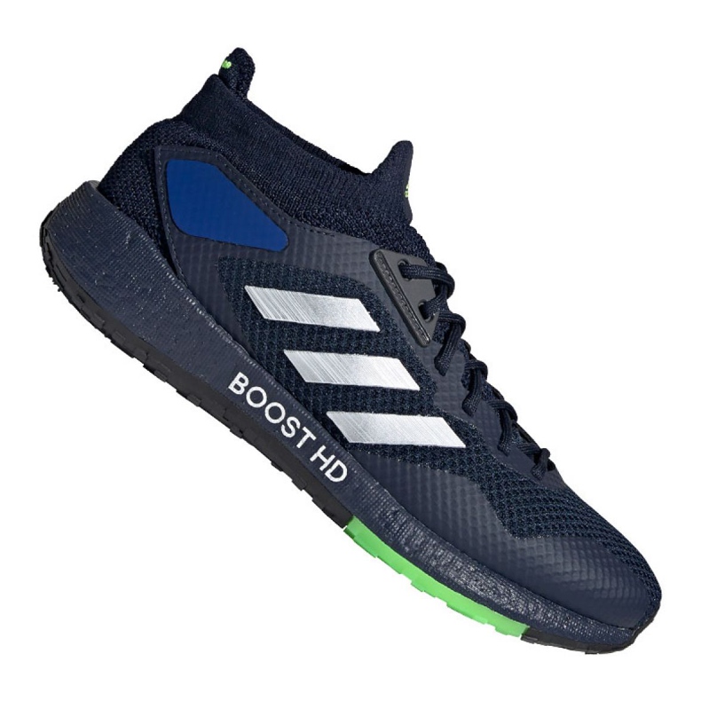 Běžecké boty adidas PulseBoost Hd M EG9967 námořnická modrá zelená