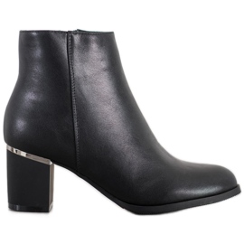 SHELOVET Stylové černé boty černá SHELOVET Stylové černé boty černá