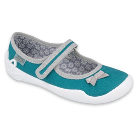 Dětská obuv Befado 114X434 šedá zelený