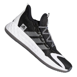 Basketbalové boty Adidas Pro Boost Low M FW9497 bílá, bílá, černá černý