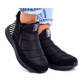 Dámské zimní sněhové boty Big Star Black GG274470 černá