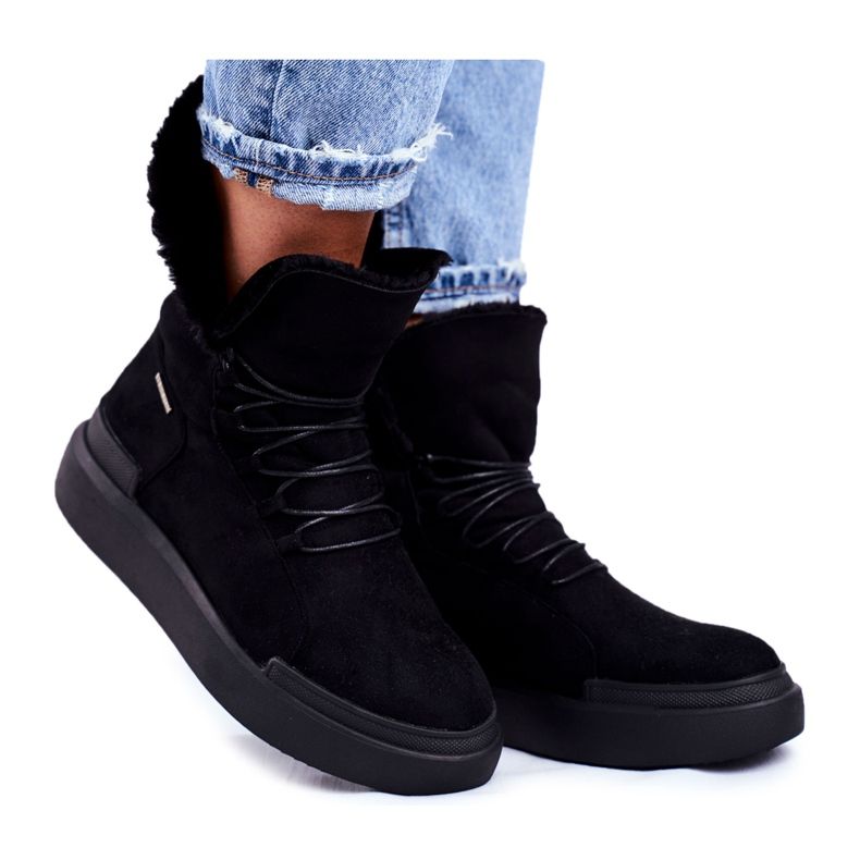 Dámské sněhové boty Big Star Black GG274990 černá