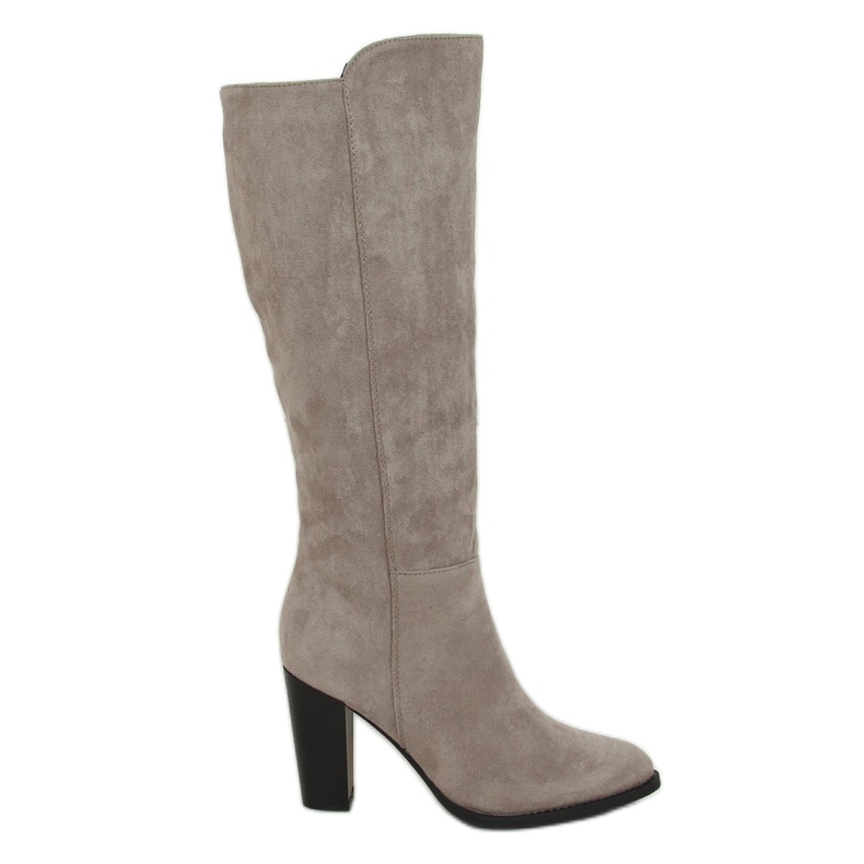 Šedá Vysoké podpatky UK05P Šedá