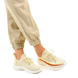 Béžová sportovní obuv HB-48 béžový