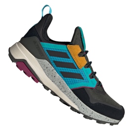 Boty Adidas Terrex Trailmaker M FU7240 černý modrý šedá zelený žluť