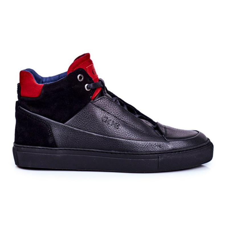 GOE Pánské sportovní boty černé GG1N3114 černá červené