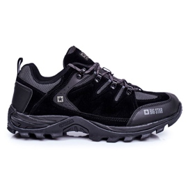 Pánské trekové boty Big Star Outdoor GG174282 černý šedá