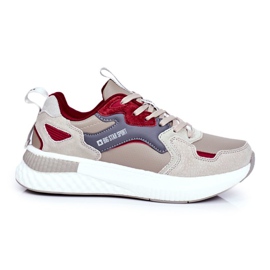 Pánská sportovní obuv Big Star Grey-Claret GG174463