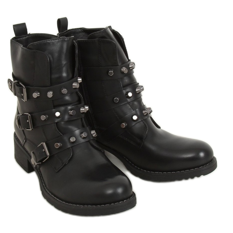 Černé vojenské boty Z195 černé černá
