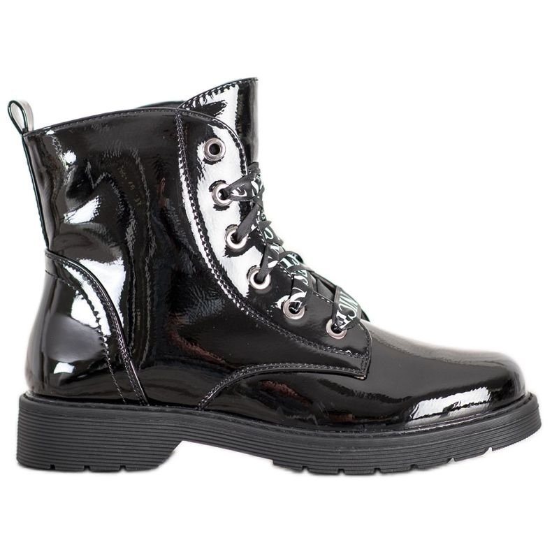 VINCEZA lakovaní dělníci černá