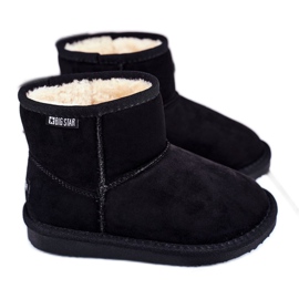 Dětské černé sněhové boty Big Star GG374081 černý