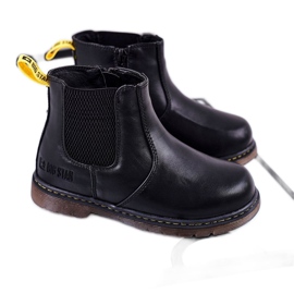 Dětské boty Jodhpur Big Star Black GG374080 černý