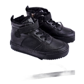 Dětské kozačky Big Star Warm Black GG374040 černý