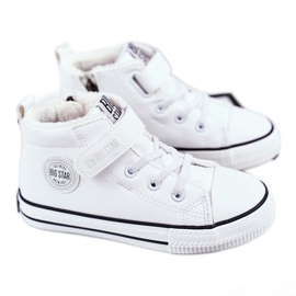 Dětské tenisky Big Star Warm White GG374033 bílá