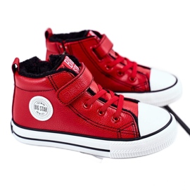 Dětské tenisky Big Star Warmed Red GG374034 červené Dětské tenisky Big Star Warmed Red GG374034 červené