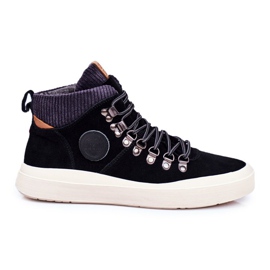 Pánské tenisky Leather Big Star Black GG174330 černý
