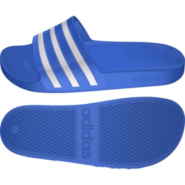 Pantofle Adidas Adilette Aqua F35541 námořnická modř modrý
