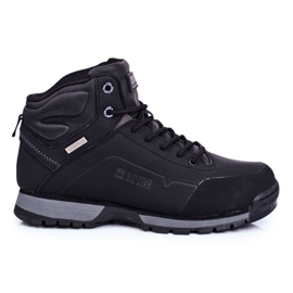 Pánské trekové boty Big Star Outdoor Black GG174395 černá
