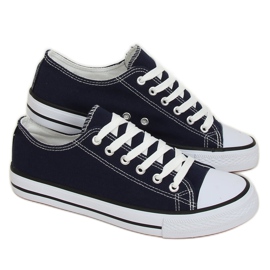 Dámské klasické tmavě modré tenisky XL03 D.BLUE námořnická modrá Dámské klasické tmavě modré tenisky XL03 D.BLUE námořnická modrá