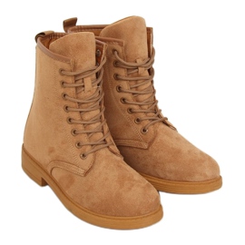 Velbloudí šněrovací boty Camel E2002 hnědý
