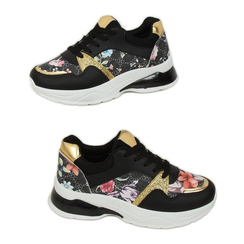 Černá sportovní obuv NB332 Černá vícebarevný